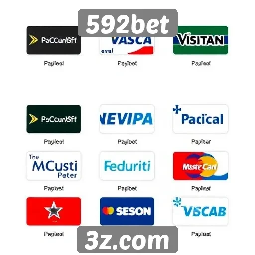 Opções de pagamento oferecidas pelo 592bet